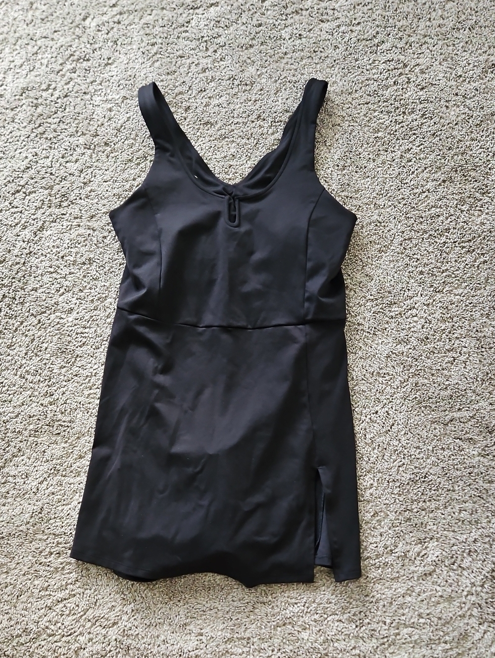 All In Motion Black Mini Preppy Tennis Dress  with Built-In Shorts L
